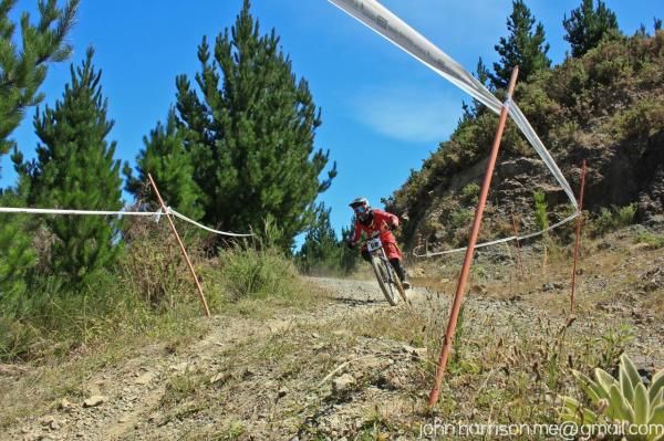 Swiss racer Emilie Siegenthaler on her way to second place