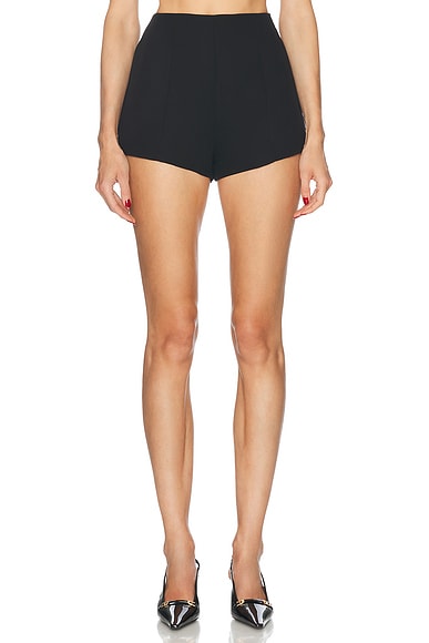 Naftali Crepe Mini Shorts