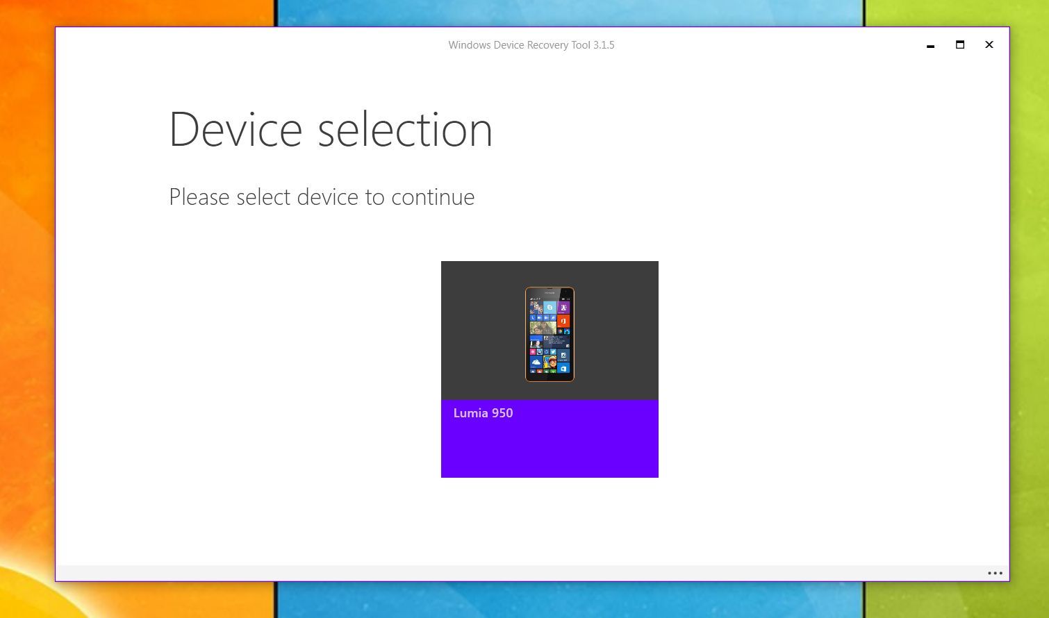 WINDOWS DEVICE RECOVERY TOOL NON RICONOSCE IL WINDOWS PHONE intelligence overview