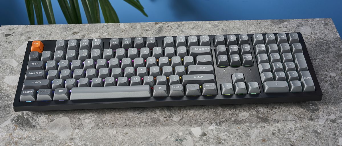 Photograph of the Keychron K10 Max keyboard