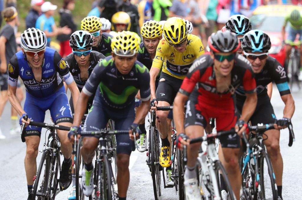 Richie Porte (BMC) at the head of the GC group