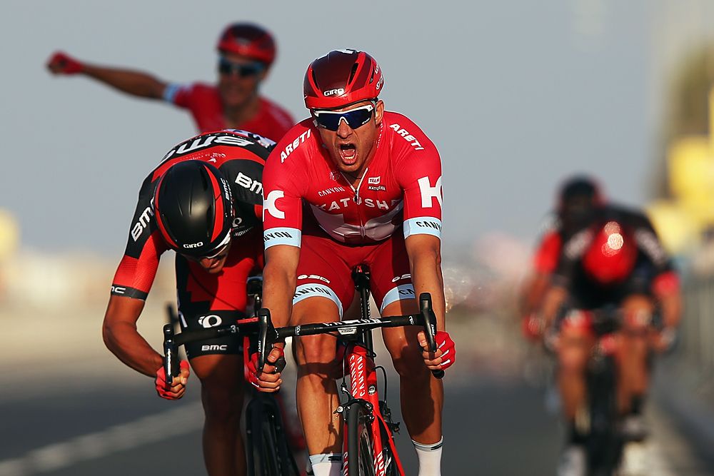 Alexander Kristoff (Katusha) wins stage 4 at Tour of Qatar