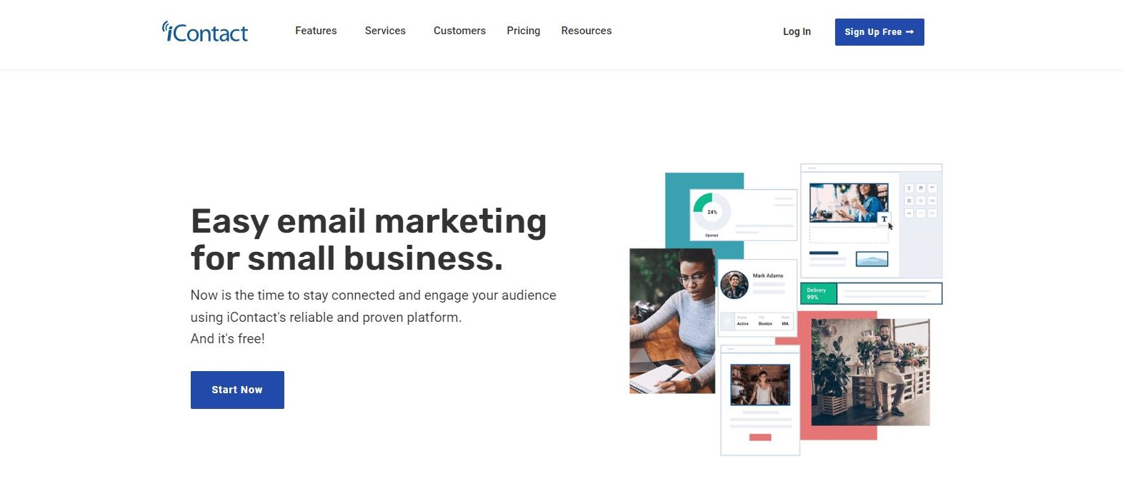 iContact review: automated email marketing with a drag-and-drop ...