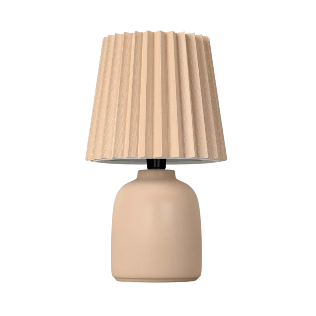 Wavy shade desk lamp