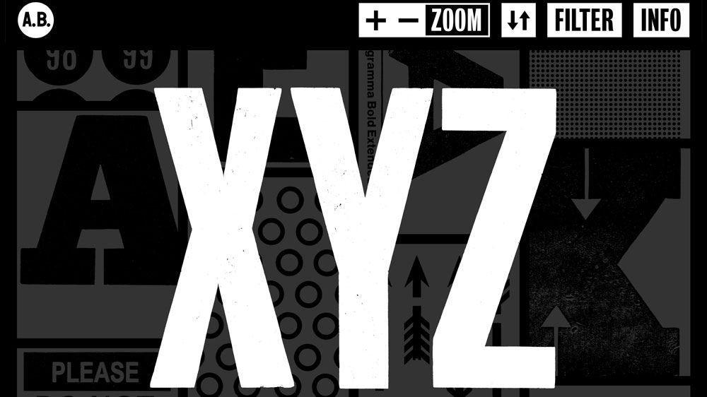 Anthony Burrill XYZ