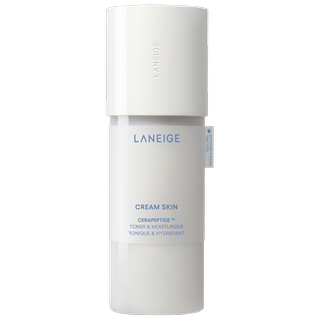 Cream Skin Refillable Toner & Moisturizer With Ceramides and Peptides