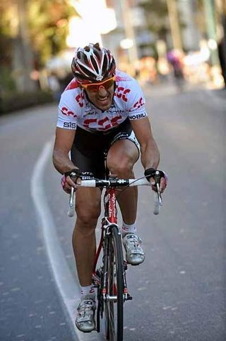 Cancellara during his winning 2008 attack