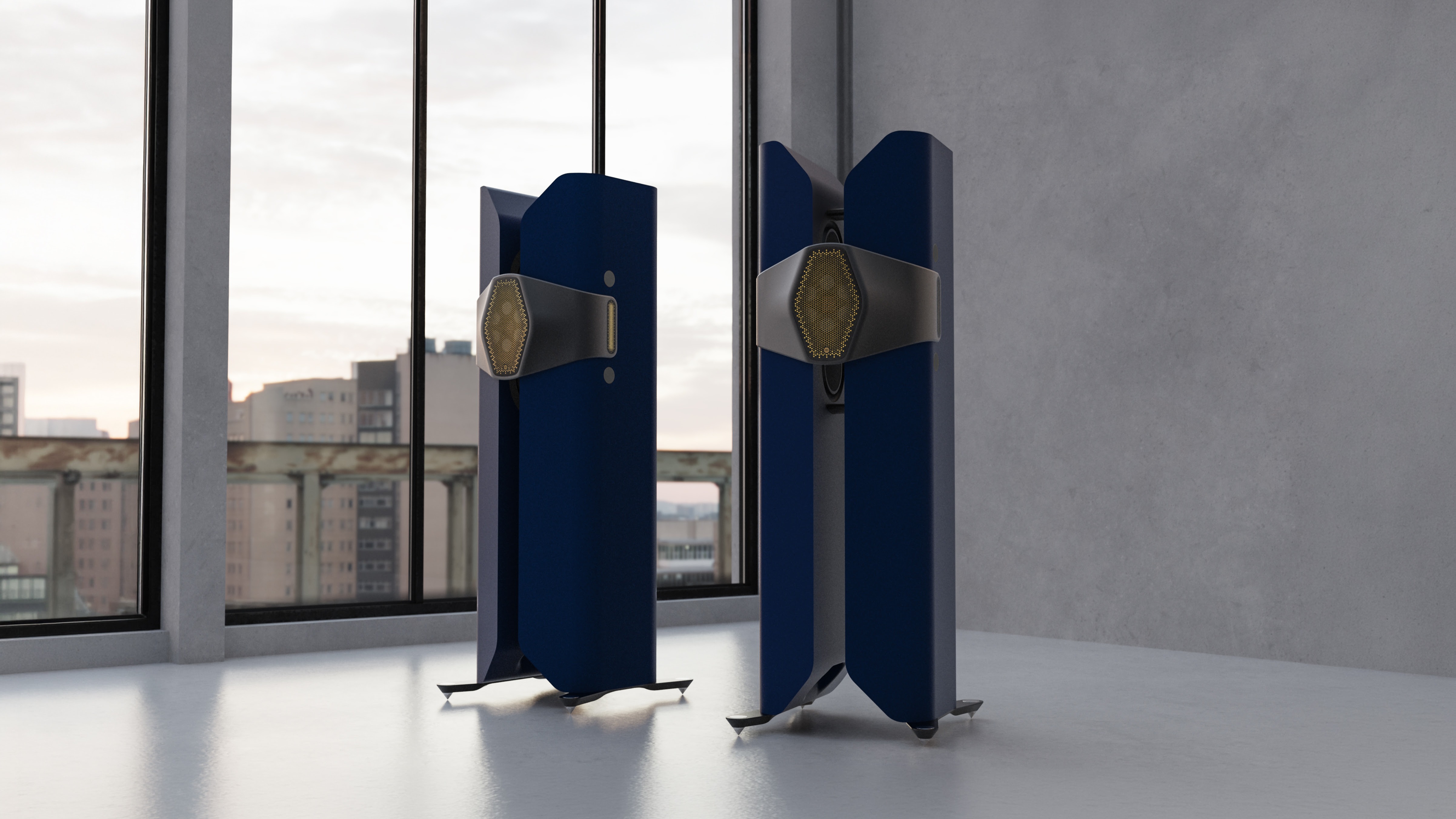 Monitor Audio Hyphn floorstanding speakers