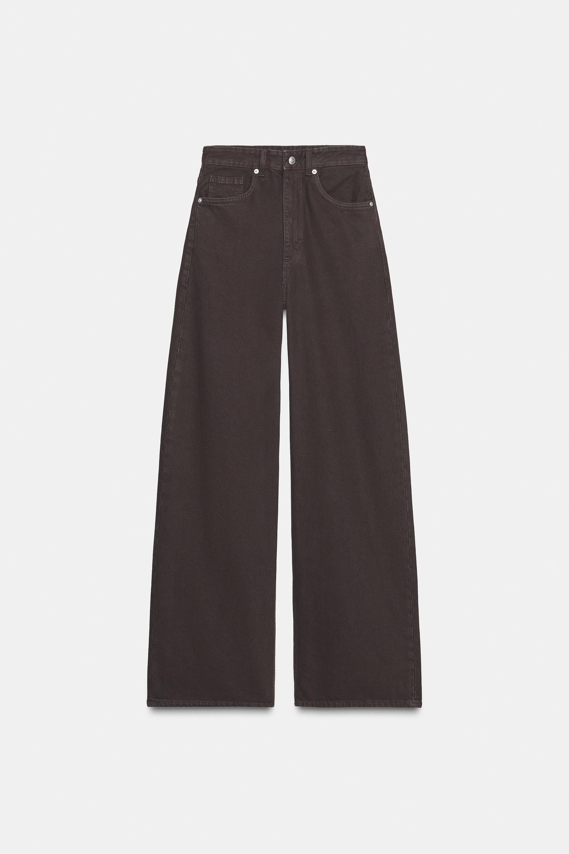 Trf Extra Wide Leg High Waist Jeans