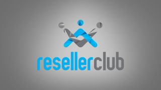 ResellerClub logo on grey background