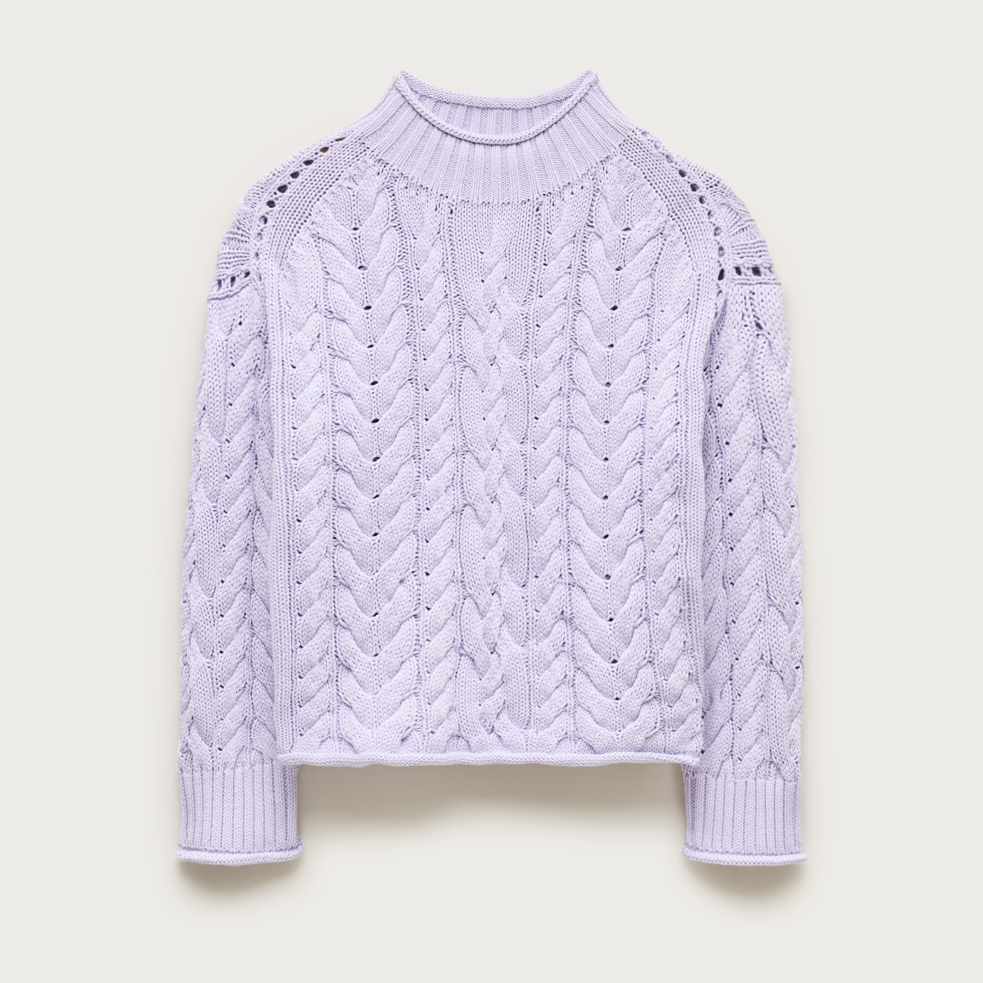 2025 Rollneck&amp;trade; Cable-Knit Sweater