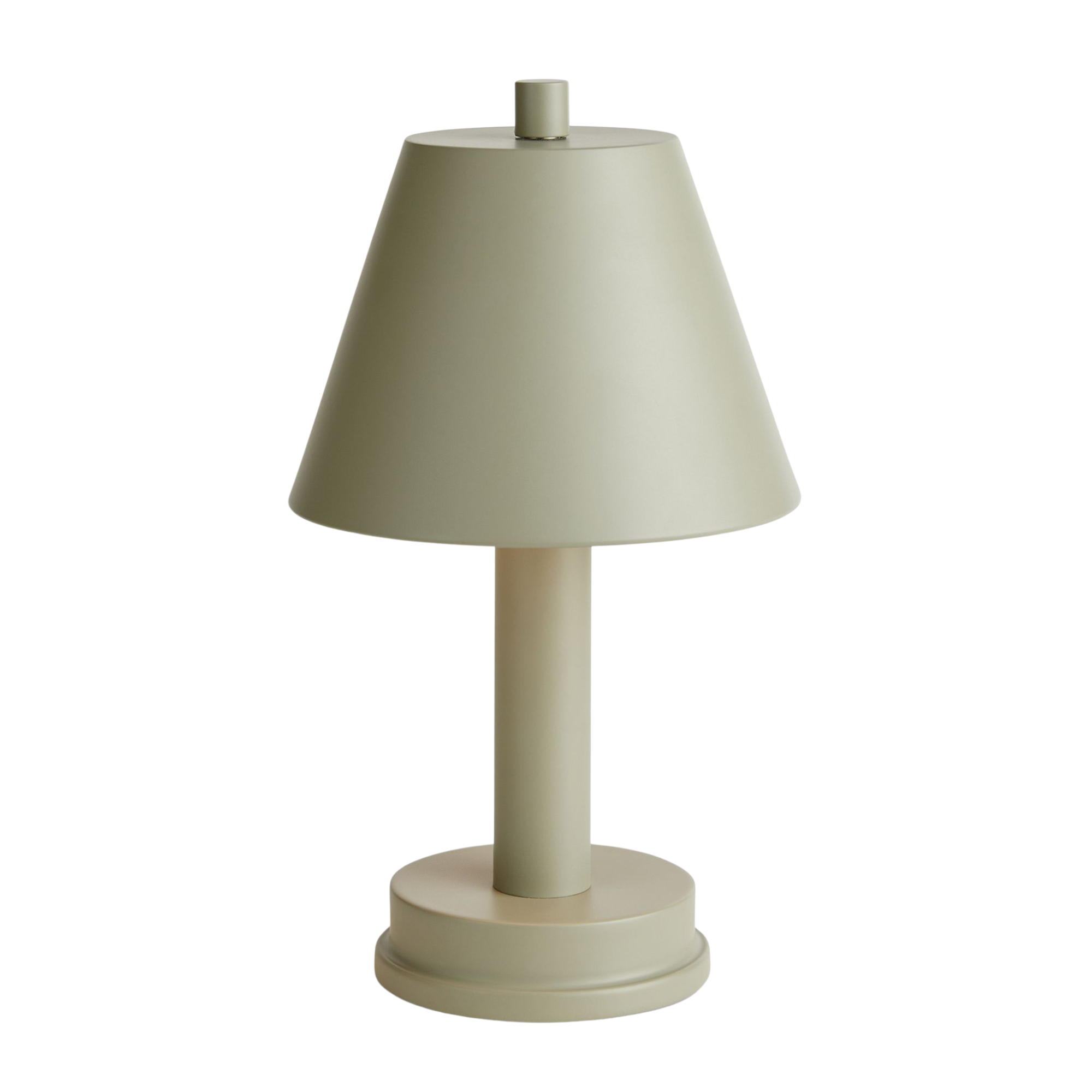 sage green portable lamp