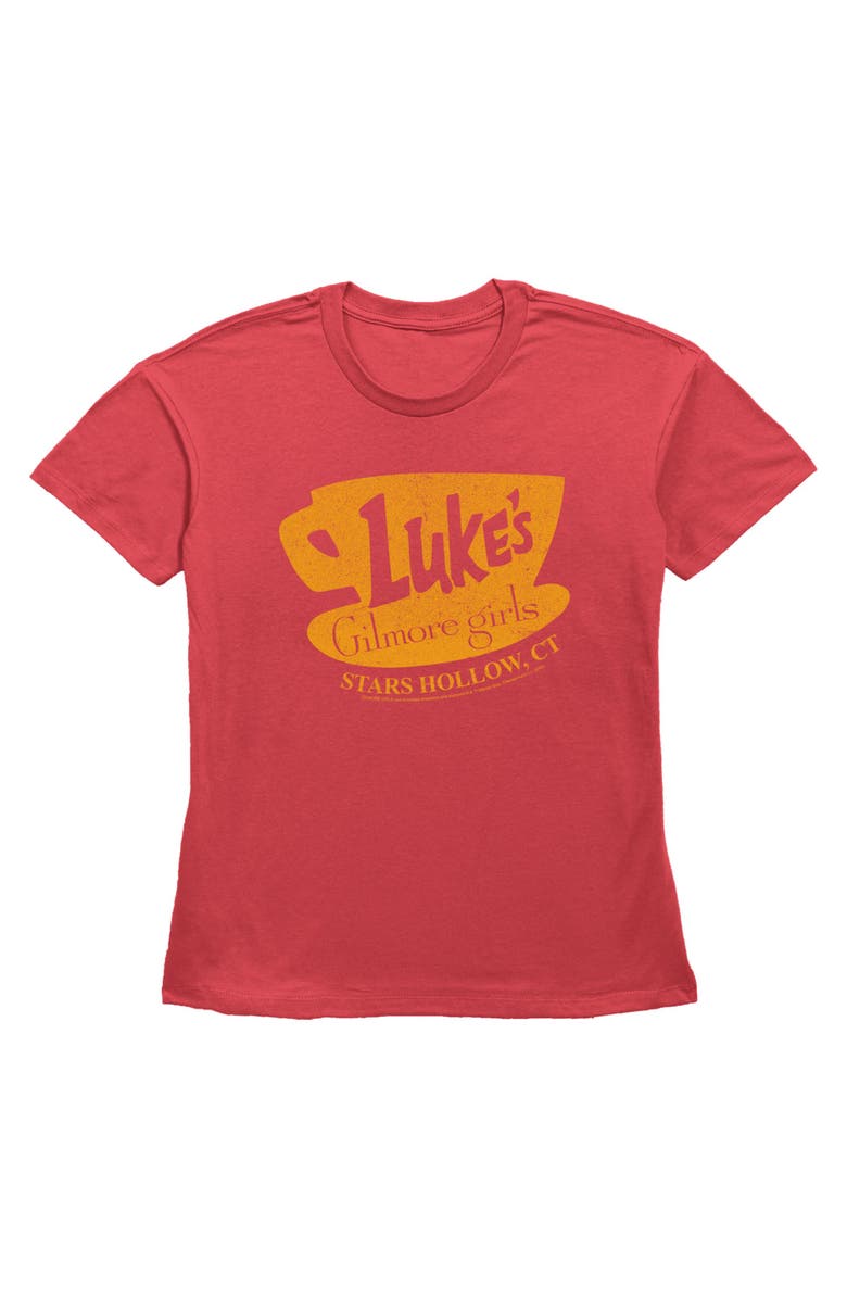 Women's Gilmore Girls Luke's Stars Hollow Sign Graphic T-Shirt