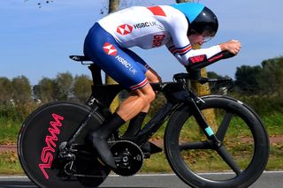 Dan Bigham rides the UCI Road World Championships mixed team relay