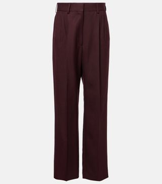 Fox High-Rise Straight Pants