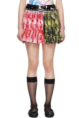 Chopova Lowena Red & Yellow Pike Carabiner Miniskirt