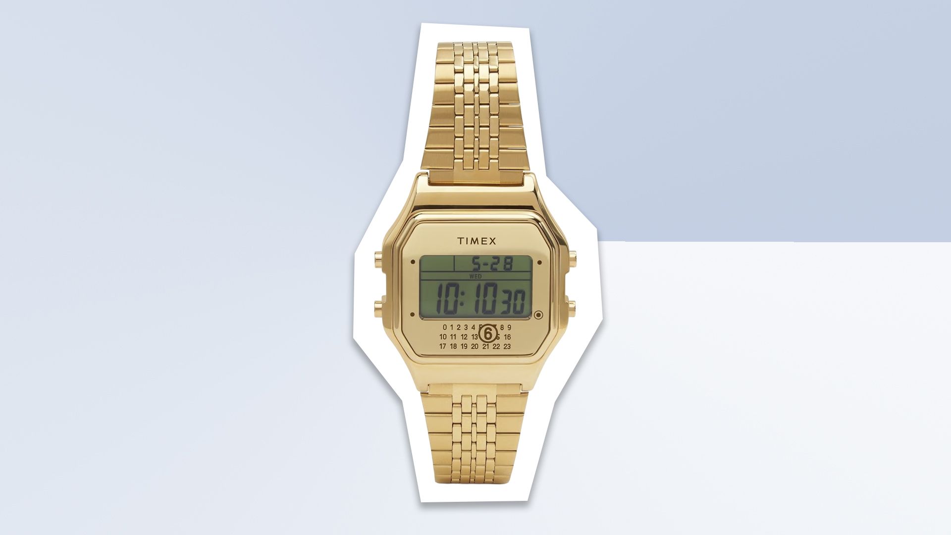 Timex’s wonderfully retro gold dad watch with an LCD display and designer credentials just got over £100 off