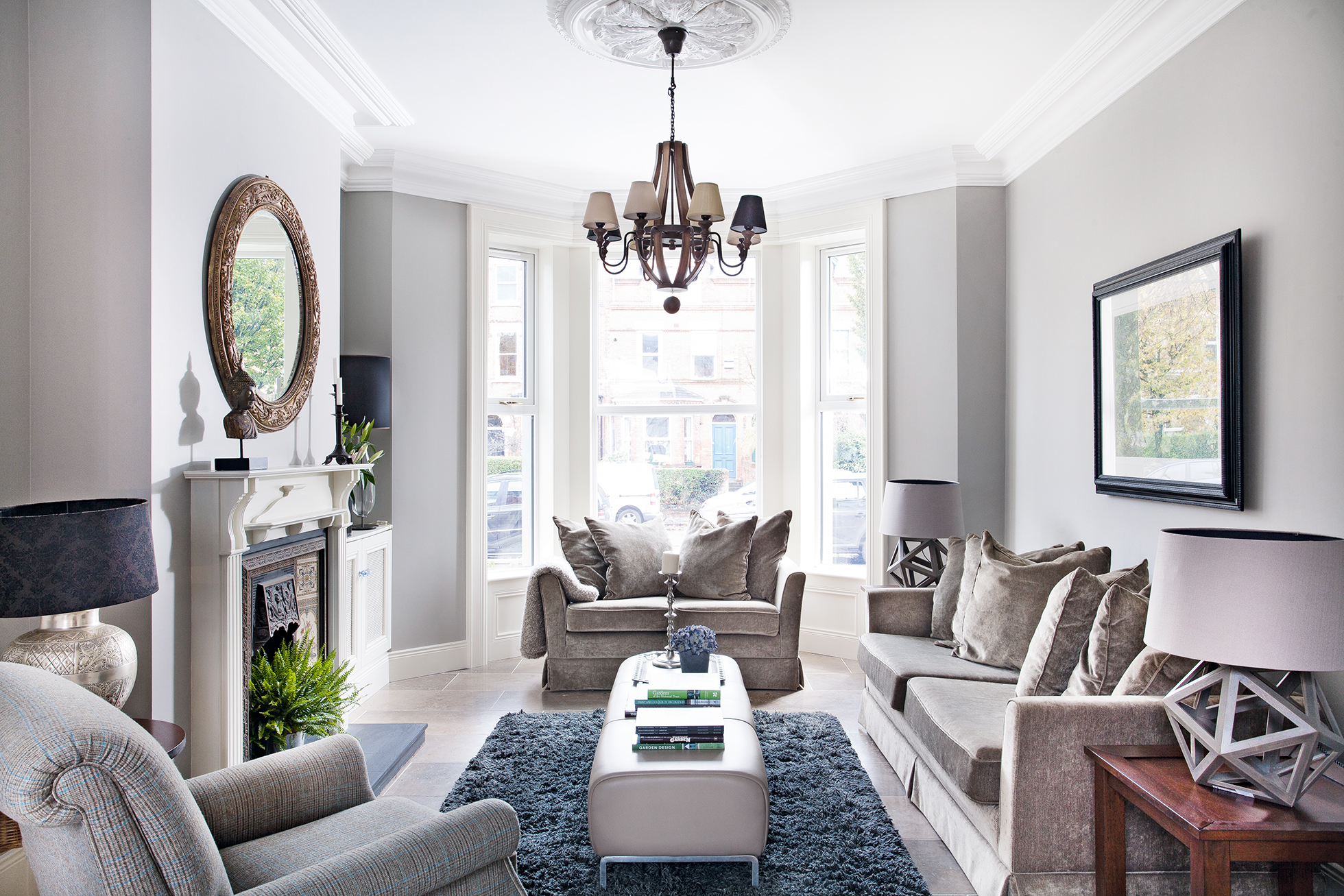 living room victorian house