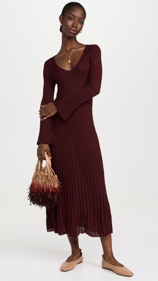 Vintage Ribbed Dress