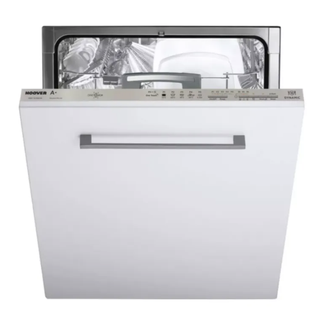 A cutout image of a hoover integrated dishwasher