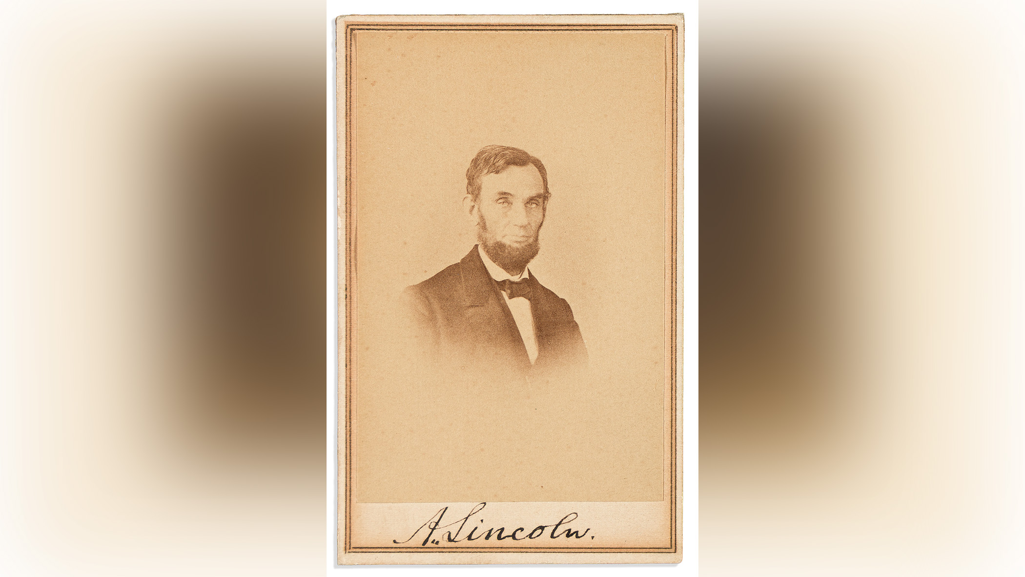 Portrait of Abraham Lincoln.