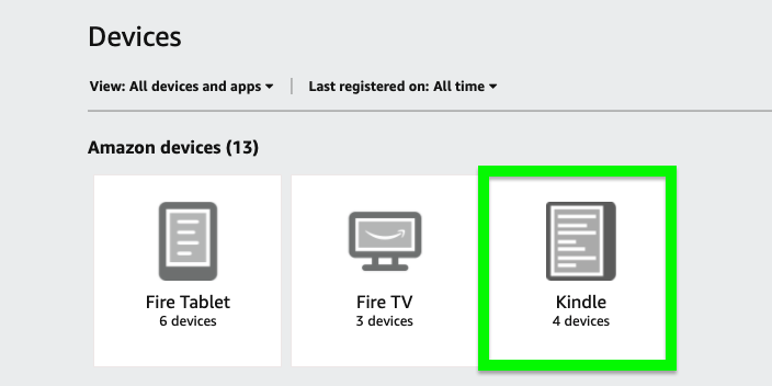 Как проверить, не потеряет ли Kindle доступ в Интернет: выберите Kindle
