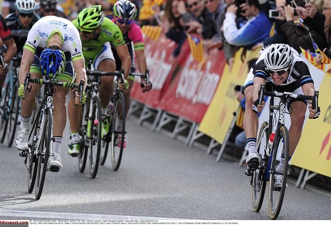Luka Mezgec (Giant-Shimano) powers to the stage win