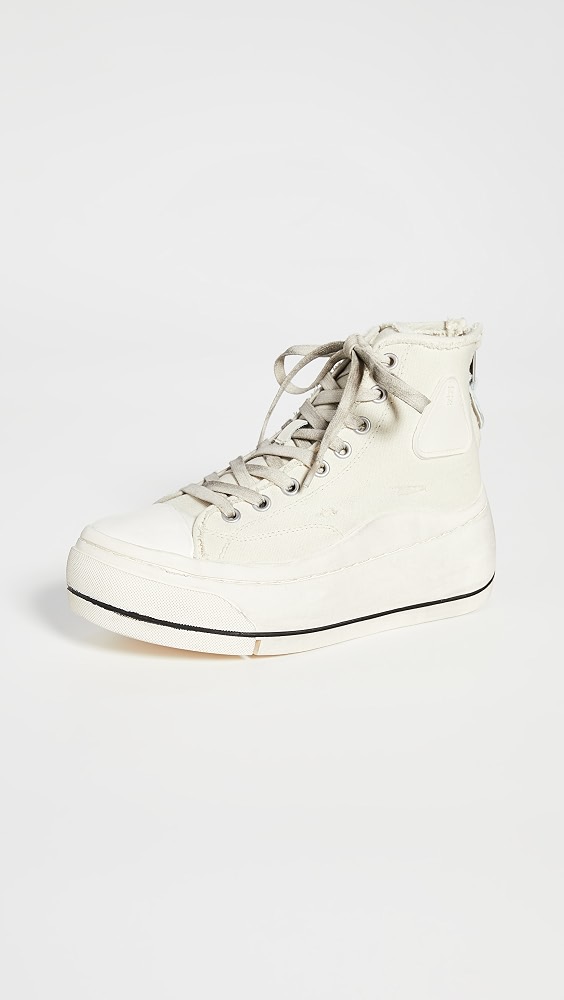 High Top Sneakers - Ecru Convas