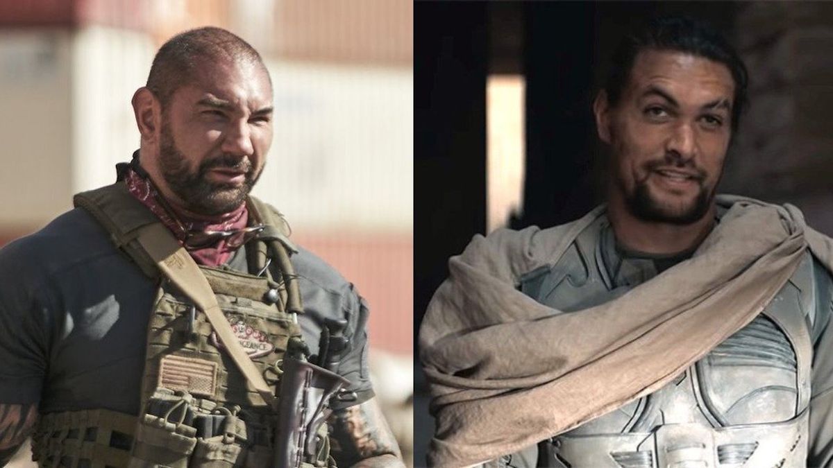 Dave Bautista nad Jason Momoa