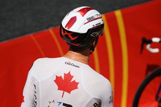 Canadian Champion Michael Woods helped designed his champion's jersey