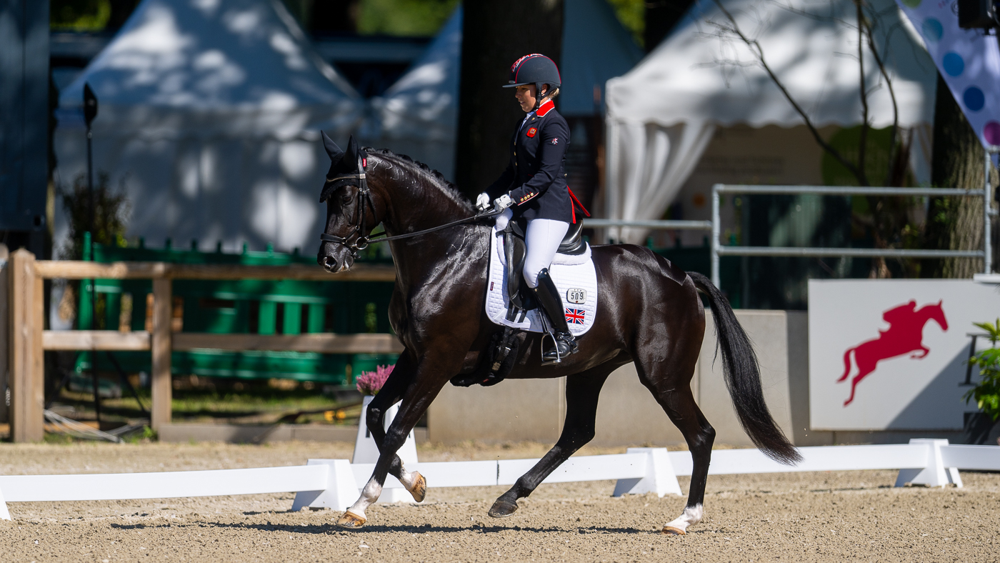 Sophie Wells and Samoa at the European Para Dressage Championships