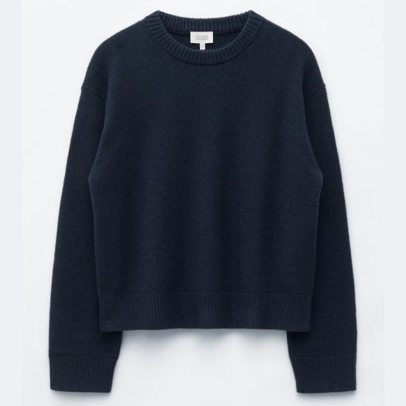 &amp;amp; Other Stories, navy knitted jumper
