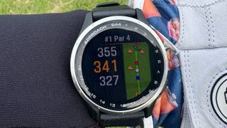 The Approach S44 on wrist