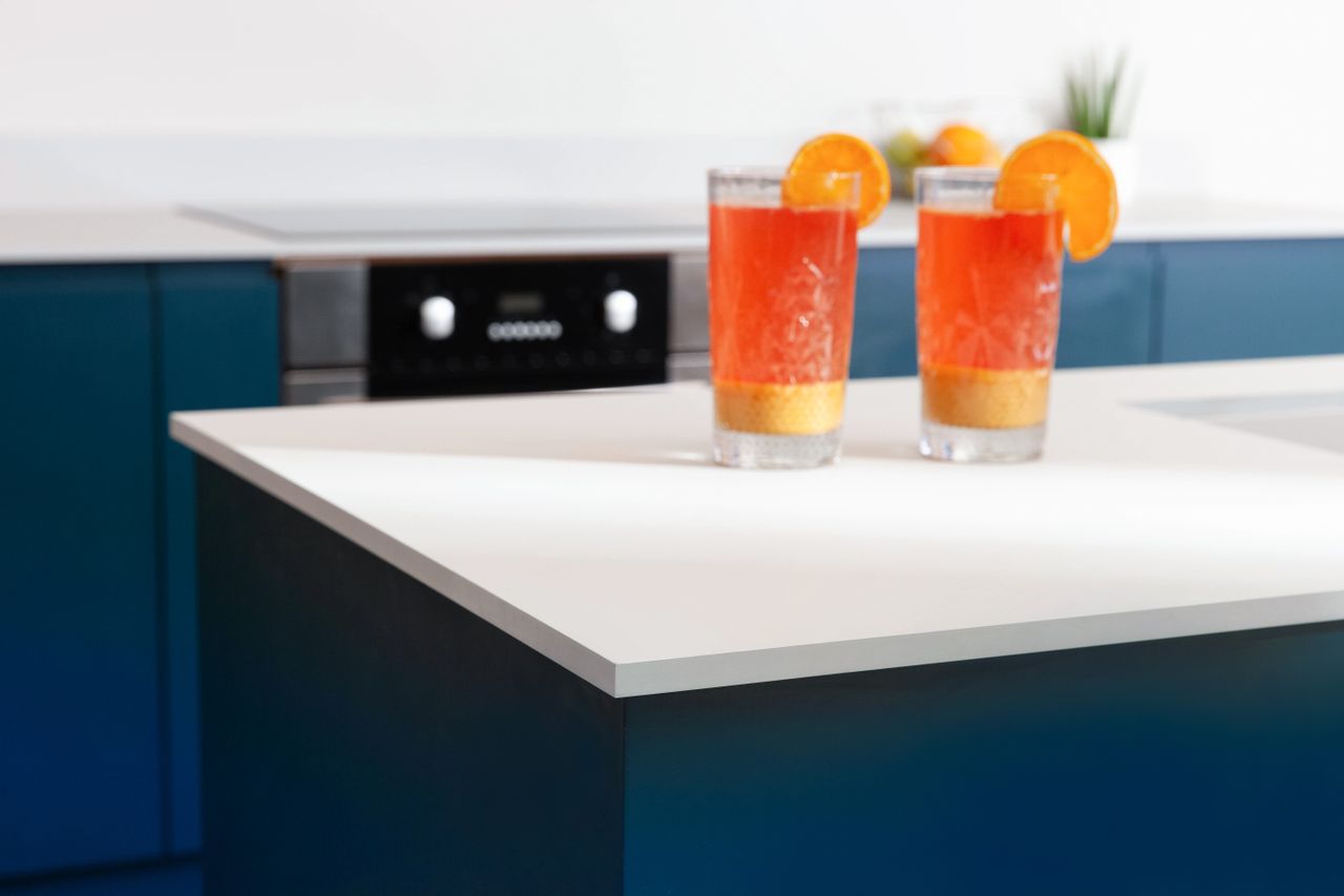 Fenix contemporary kitchen worktop