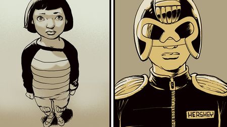 Two stages of Judge Hershey's life.