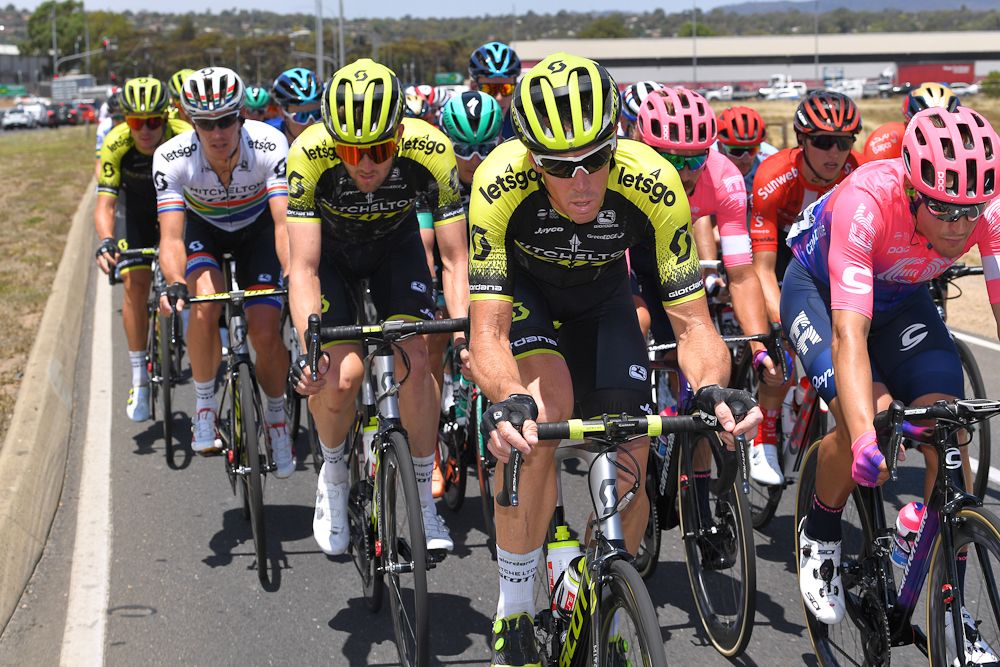 Mitchelton-Scott's Mathew Hayman and Luke Durbridge