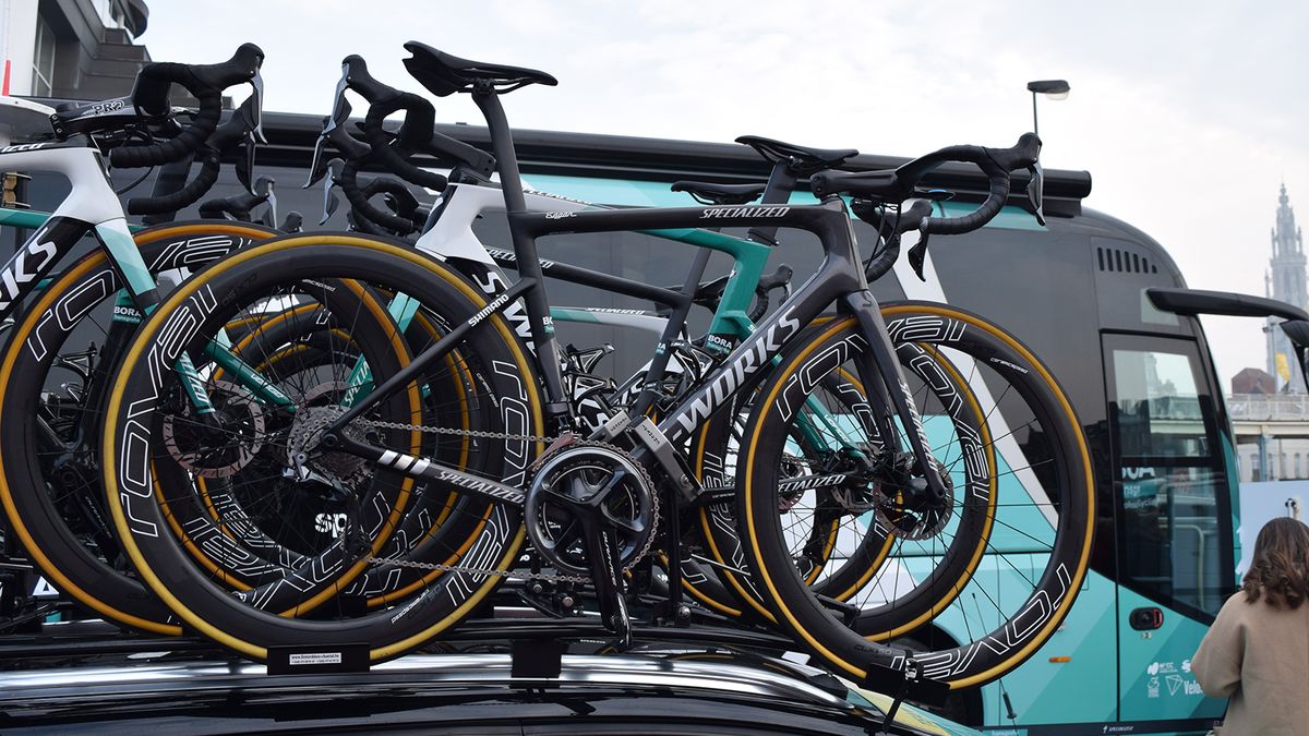 Peter Sagan's spare bike had his custom Sagan Collection finish