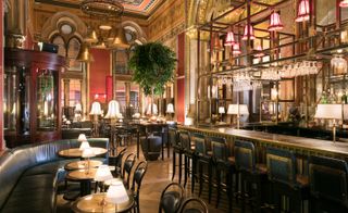 Inside George's Bar, St Pancras Renaissance Hotel