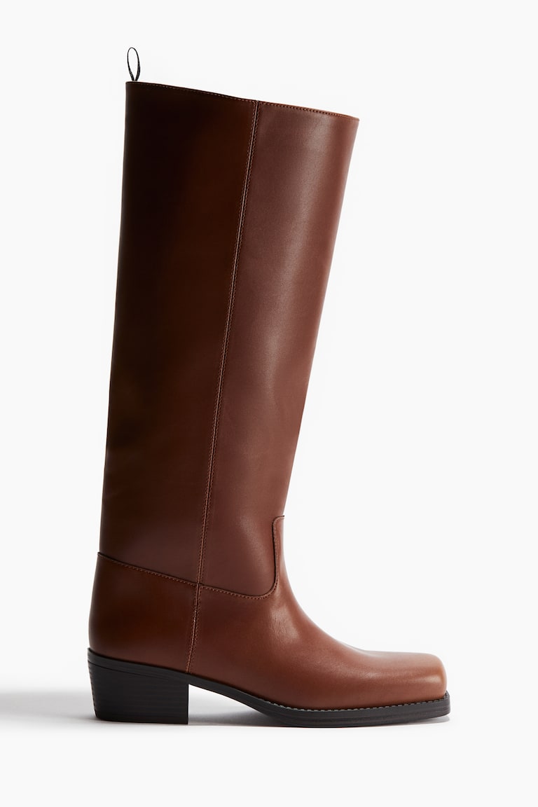 Knee-High Biker Boots