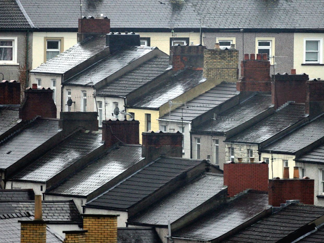 A row of houses 