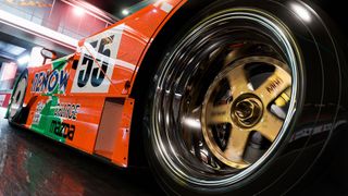 Forza Motorsport: un gros plan d'une voiture orange