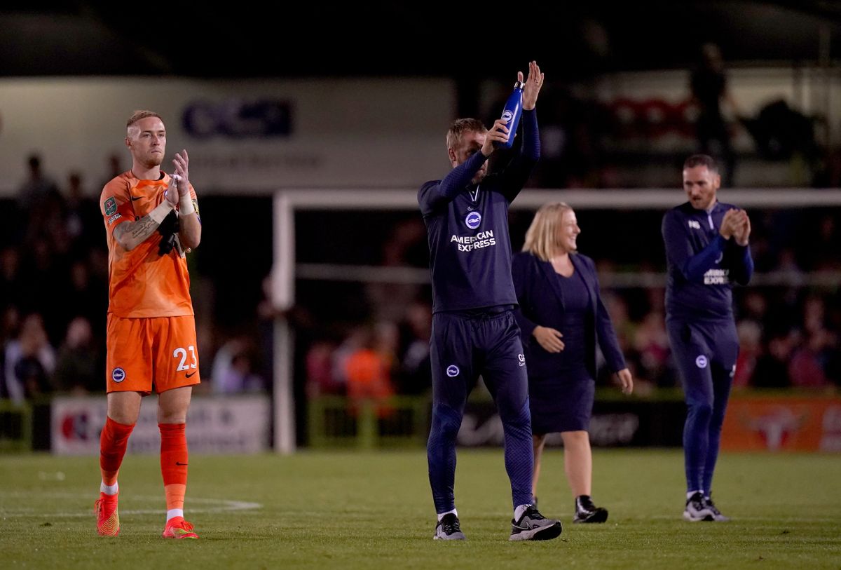 Forest Green Rovers v Brighton and Hove Albion – Carabao Cup – Second Round – The New Lawn Stadium