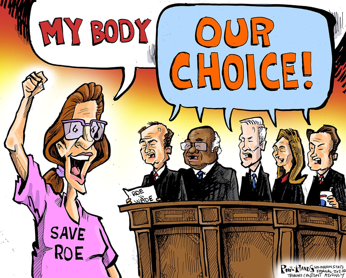 7 cartoons about the future of Roe v. Wade The Week