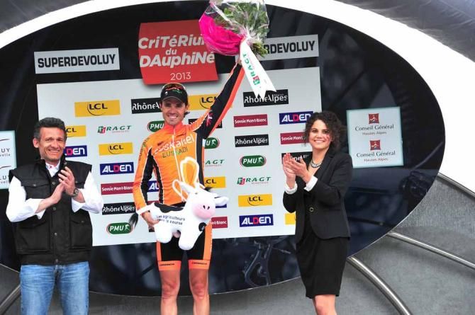 Samuel Sanchez took Euskaltel-Euskadi's first WorldTour race win of the year on stage 7 of the Criterium du Dauphine.