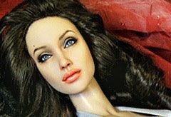 The Angelina Jolie doll that sold for £2000 in eBay