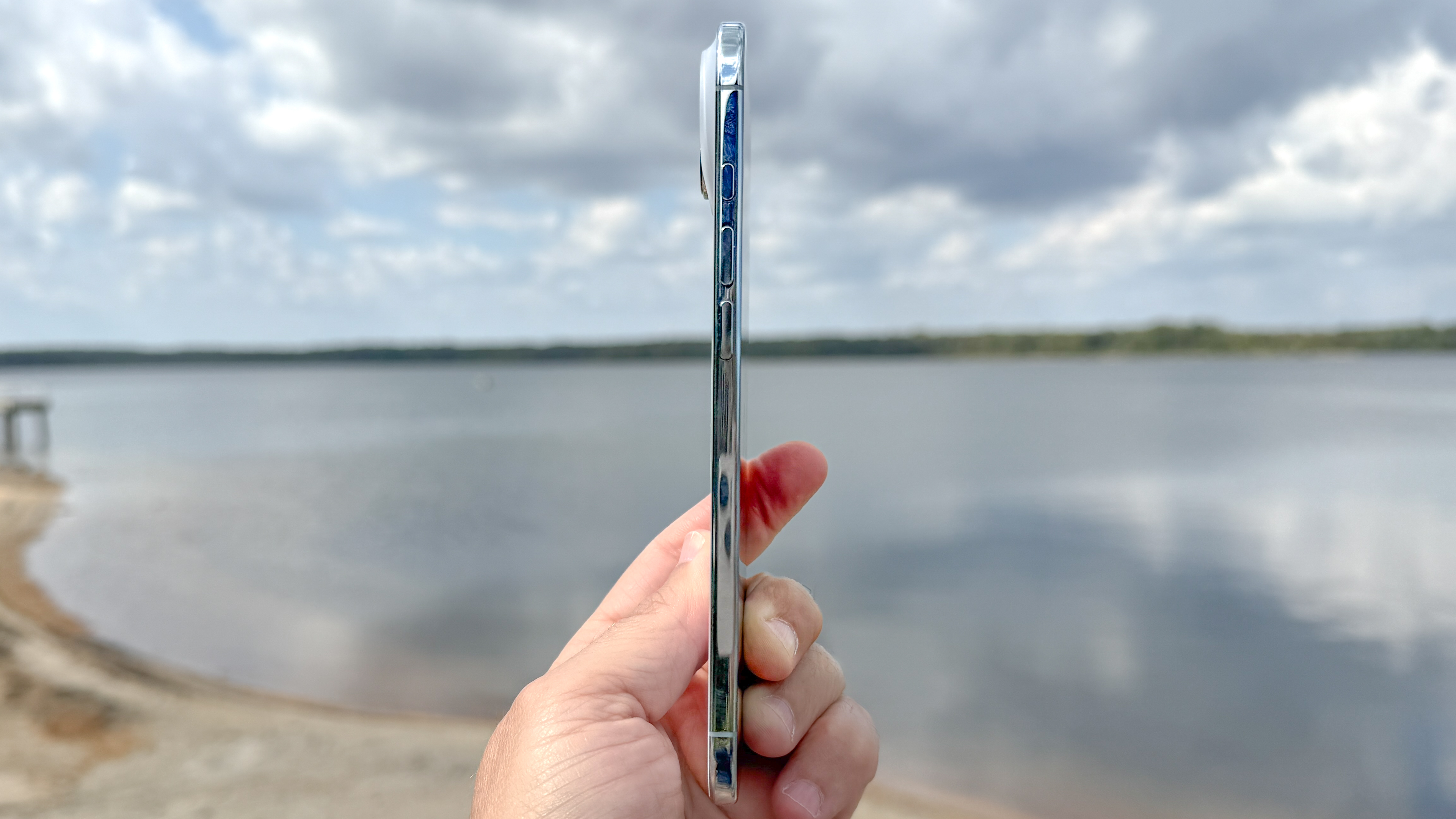 iPhone Air shown in hand