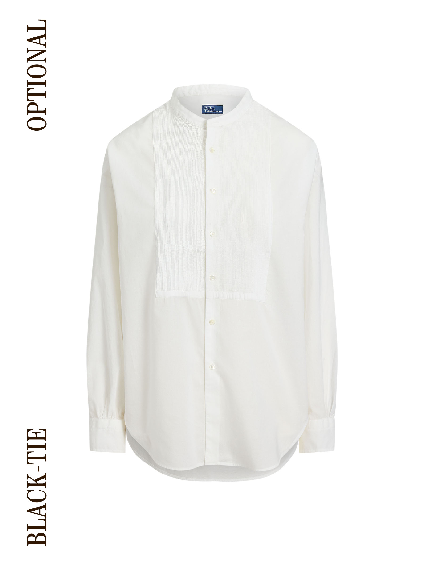 A white tuxedo shirt from Polo Ralph Lauren
