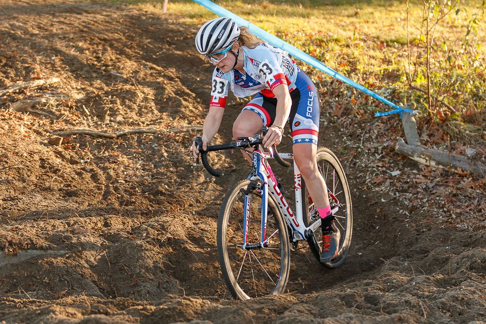 Noble wears the leader's jersey in the Verge New England Cyclo-cross Series heading into the final race of the season on Sunday