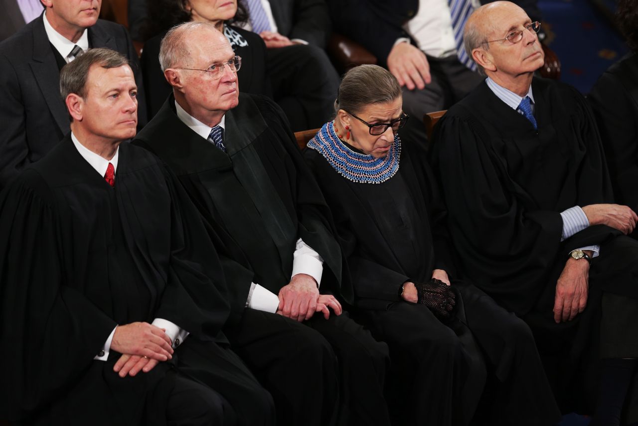 Justice Ruth Bader Ginsburg at this year&amp;#039;s State of the Union.