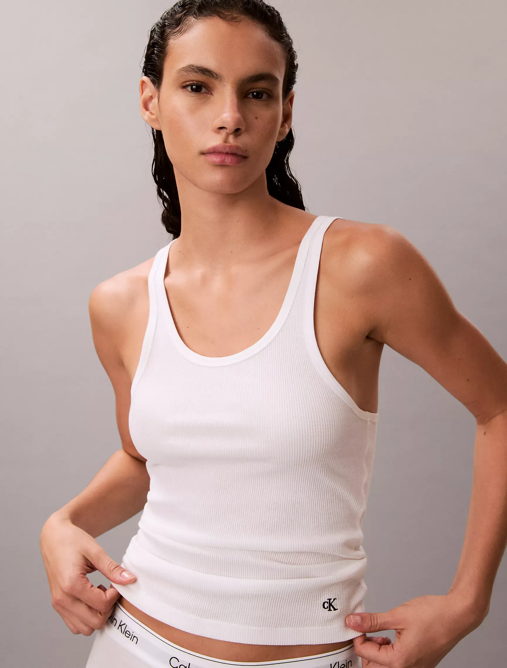 Cotton Contour Rib Tank
